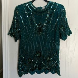 Vintage Beaded top